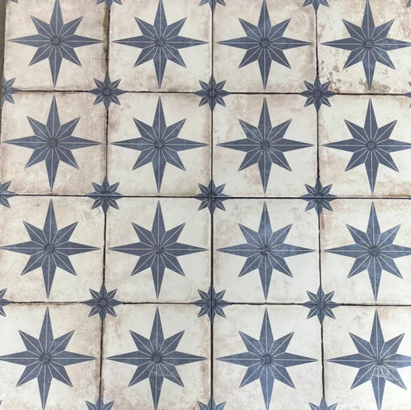 Star Blue Floor & Wall Tiles
