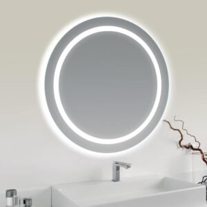 Round 600 Led Mirror with Demister - Image 1